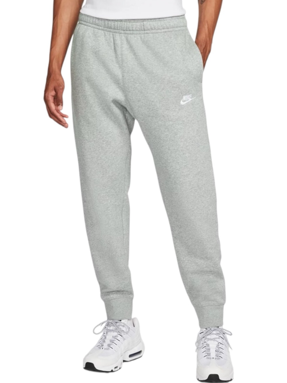 Nike Club Fleece Joggers Dark Grey Heather Men’s Size Small